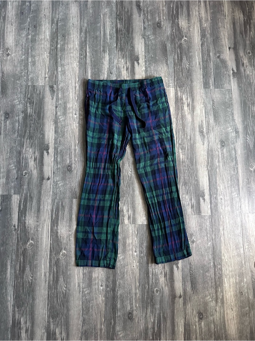 Old Navy Plaid Cotton Pajama Pants Size Medium